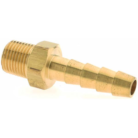 Barbed Hose Fitting: 1/8" x 1/4" ID Hose, Adapter