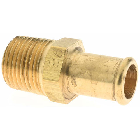 Barbed Hose Fitting: 1/2" x 5/8" ID Hose
