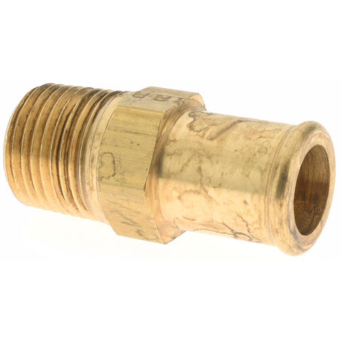 Barbed Hose Fitting: 1/2" x 3/4" ID Hose