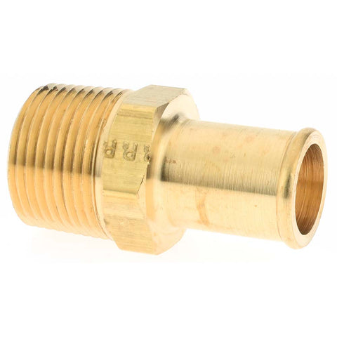 Barbed Hose Fitting: 3/4" x 3/4" ID Hose, Connector