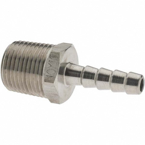 Barbed Hose Fitting: 3/8" x 1/4" ID Hose, Hose Insert