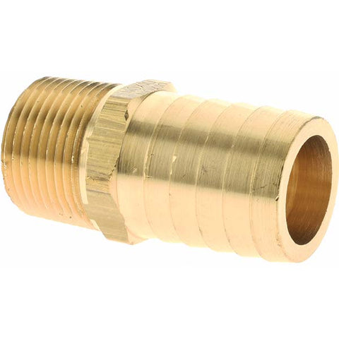 Barbed Hose Fitting: 3/4" x 1" ID Hose, Adapter