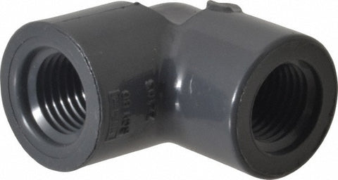 1/4" PVC Plastic Pipe 90&deg; Elbow