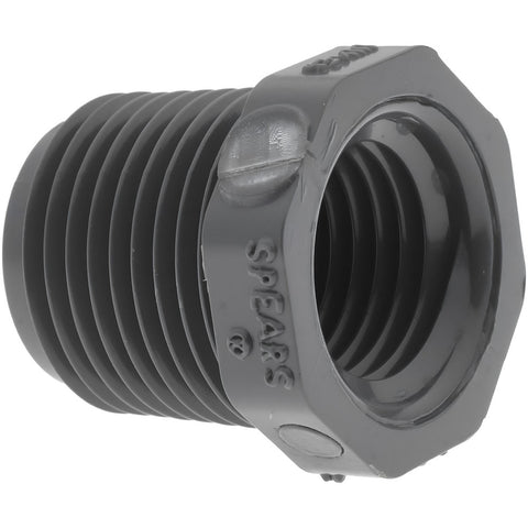 3/8 x 1/4" PVC Plastic Pipe Reducer Bushing