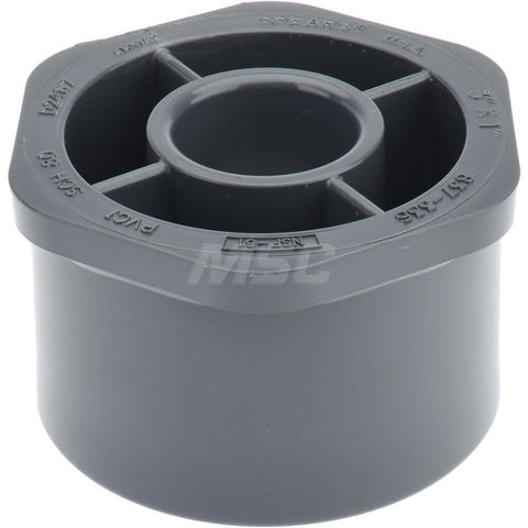 3 x 1" PVC Plastic Pipe Reducer Bushing