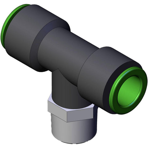 12MM-3/8 BRANCH TEE KR FLAME RES 1-TCH FTTNG