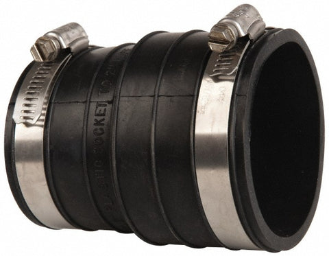2" PVC Flexible Pipe Coupling with Clamp