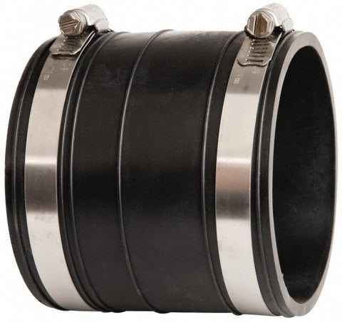 3" PVC Flexible Pipe Coupling with Clamp