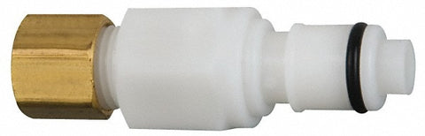 Push-to-Connect Fitting: Connector, NPT, 1/4" OD