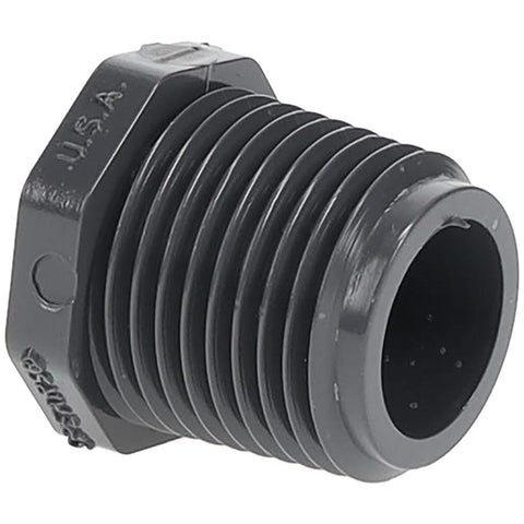 1/2 x 3/8" PVC Plastic Pipe Reducer Bushing