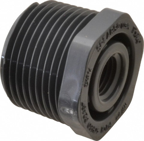 1 x 1/4" PVC Plastic Pipe Reducer Bushing