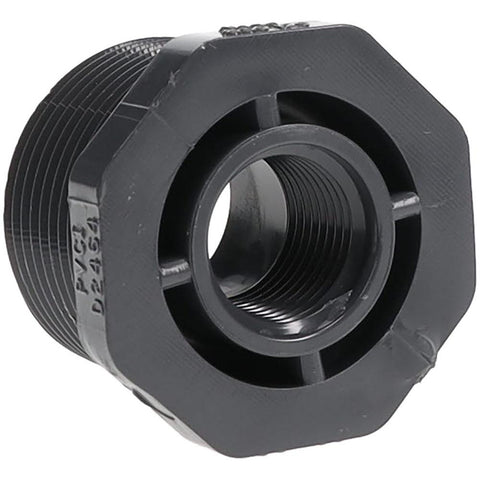 1 x 3/8" PVC Plastic Pipe Reducer Bushing