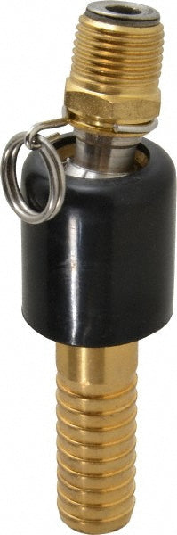 1/2 NPT x 3/4" Hose Barb, Ball Type Swivel Hose Adapter