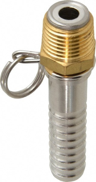 1/2 NPT x 5/8" Hose Barb, Swivel Hose Adapter
