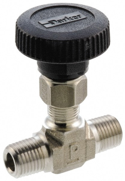 Needle Valve: Straight, 3/8" Pipe, MNPT x MNPT End