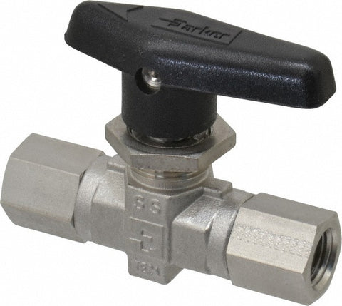 2-Way Manual Ball Valve: 1/4" Pipe