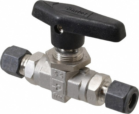 2-Way Manual Ball Valve: 3/8" Pipe