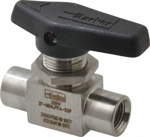 2-Way Manual Ball Valve: 1/8" Pipe