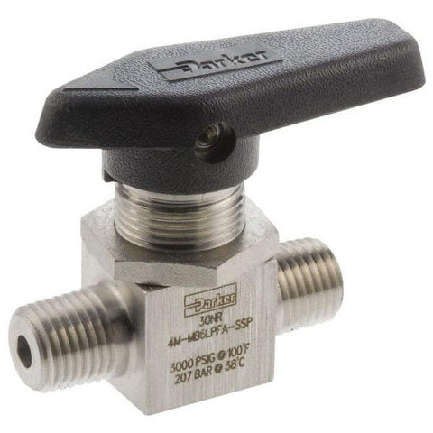 2-Way Manual Ball Valve: 1/4" Pipe
