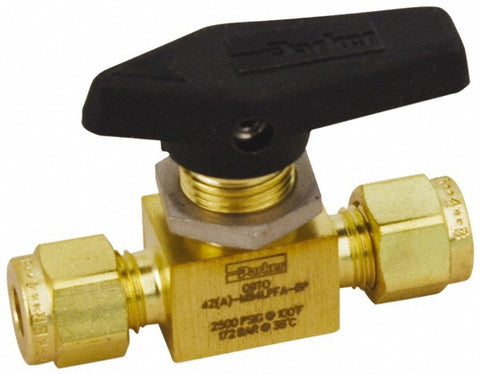 2-Way Manual Ball Valve: 1/8" Pipe