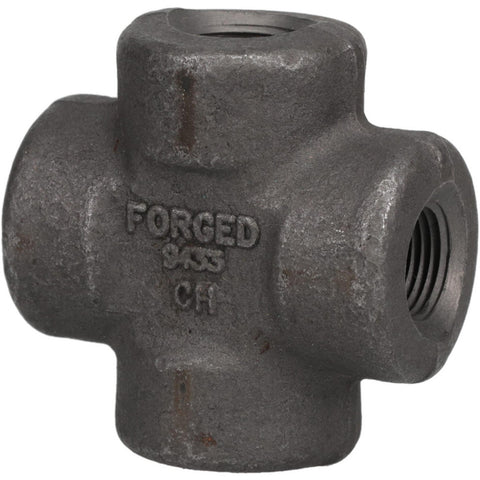 Black Cross: 3/8", Threaded