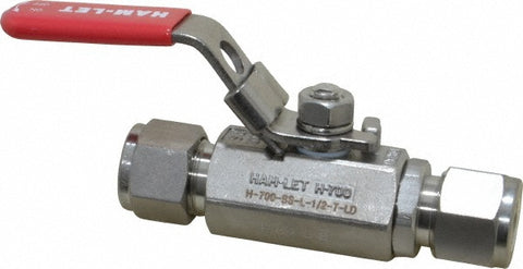 2-Way Manual Ball Valve: 1/2" Pipe