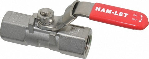 2-Way Manual Ball Valve: 1/2" Pipe