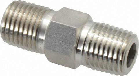 Pipe Hex Plug: 1/4", 316 Stainless Steel