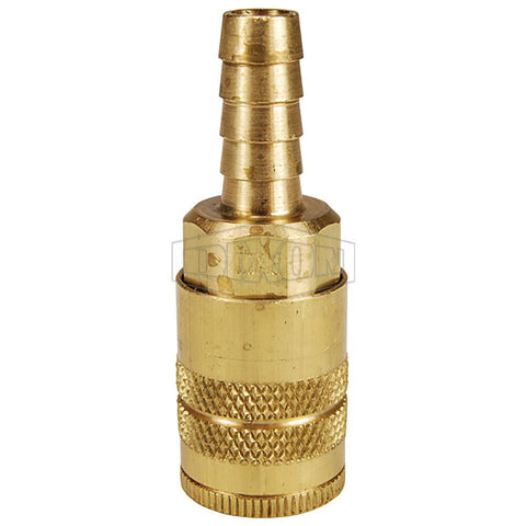 Barbed Hose Fitting: Brass Worm Drive
