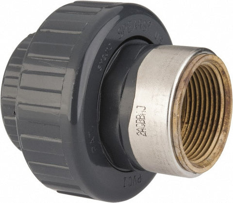 1-1/4" PVC Plastic Pipe Union with EPDM O-Ring