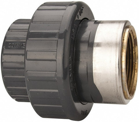 1-1/2" PVC Plastic Pipe Union with EPDM O-Ring