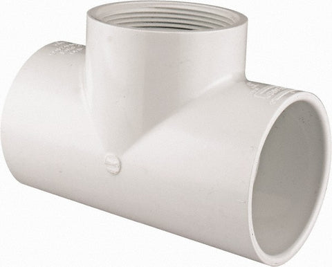 3" PVC Plastic Pipe Tee