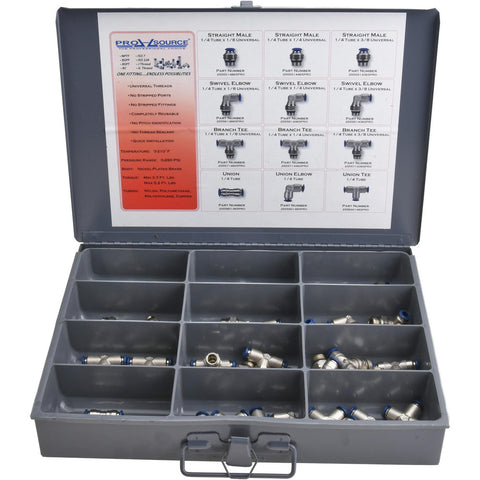 60 Piece, Push to Connect Fitting Kit