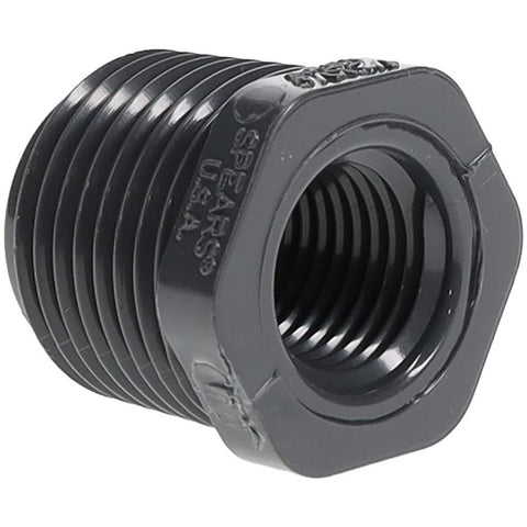 1/2 x 1/4" PVC Plastic Pipe Reducer Bushing