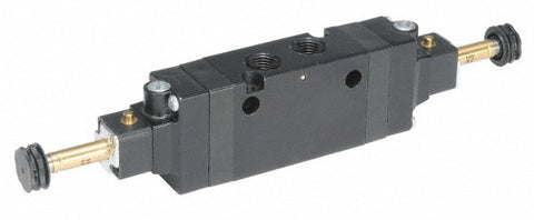 Solenoid Valve: 3-Position, 1/4" Port