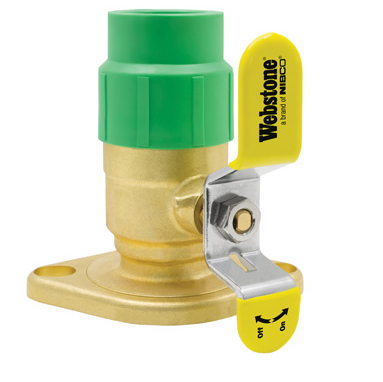 (Nibco Part#:  H-91404WHV) 9140W Series - Full Port Forged Brass Uni-Flange Ball Valves