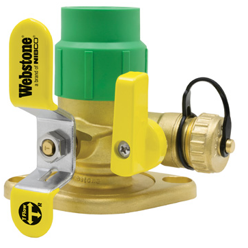 (Nibco Part#:  H-91413WHV) 9141W Series - Full Port Forged Brass Uni-Flange Ball Valves