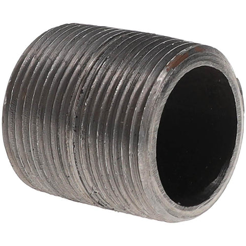 Black Pipe Nipple: 1-1/4" Dia, Schedule 80