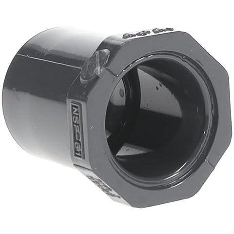 1/2 x 3/8" PVC Plastic Pipe Reducer Bushing