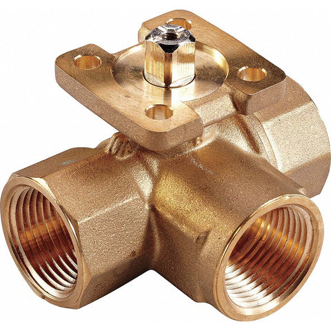 3-Way Manual Ball Valve: 1-1/4" Pipe, NPT(F) Port, Stainless Steel