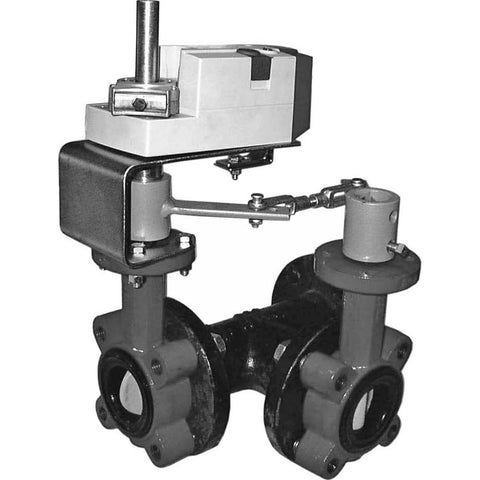 Air Actuated Butterfly Valves: 2-1/2, Electric, Flanged, Electric