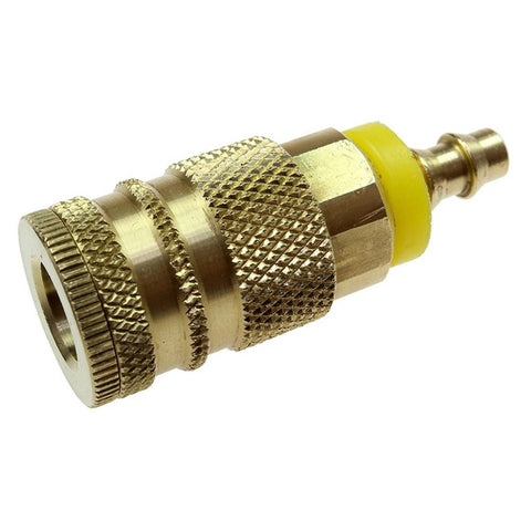 Pneumatic Hose Coupling: 1/4" Body Dia, Industrial Interchange