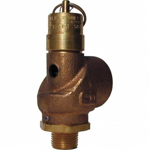 ASME Safety Relief Valve: 1/2" Inlet, 586 CFM, 150 Max psi