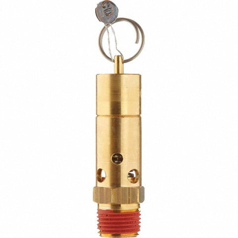 ASME Safety Relief Valve: 1/2" Inlet, 266 CFM, 125 Max psi