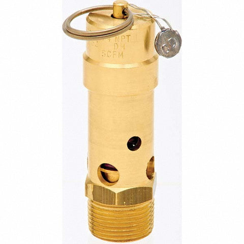 ASME Safety Relief Valve: 3/4" Inlet, 777 CFM, 200 Max psi