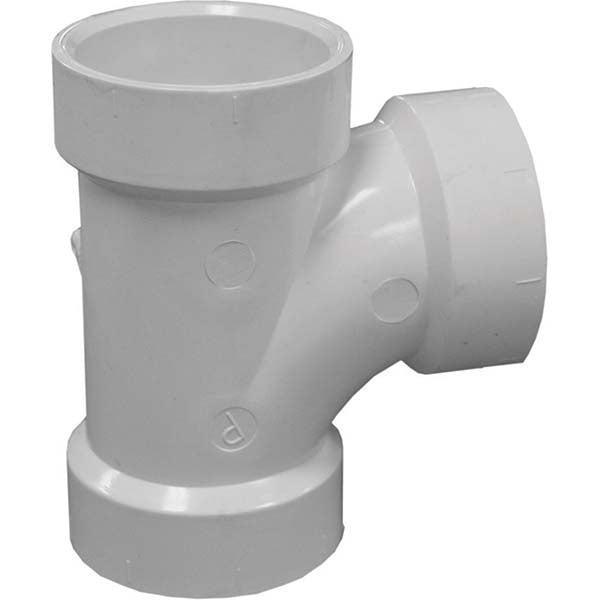 Drain, Waste & Vent Sanitary Tee: 1-1/4