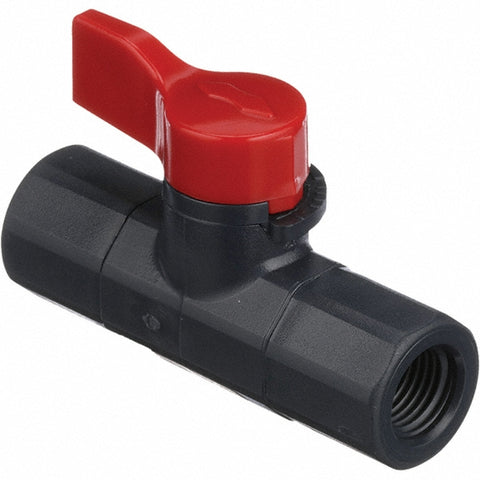 Manual Ball Valve: 1/4" Pipe, Full Port