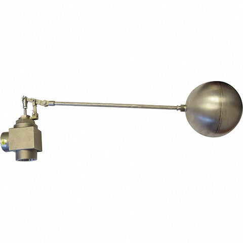 1-1/2" Pipe, Stainless Steel, Angle Pattern-Double Seat, Mechanical Float Valve
