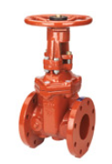 (Nibco Part#:  NS2920XE) F-607-RWS - Gate Valve - Ductile Iron, Fire Protection, Resilient Wedge