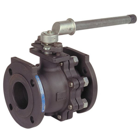 (Nibco Part#:  NG306GH) F-515-CS-F-66-FS - Split-body Carbon Steel Ball Valve - Full Port, Class 150